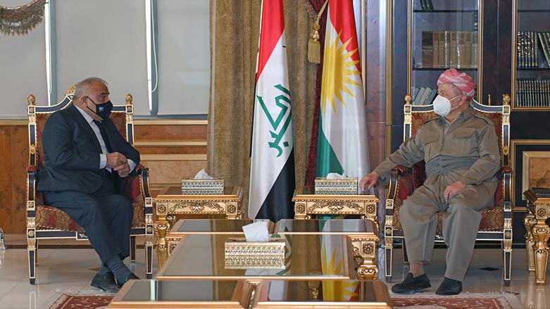 الرئيس بارزاني يستقبل عادل عبدالمهدي
